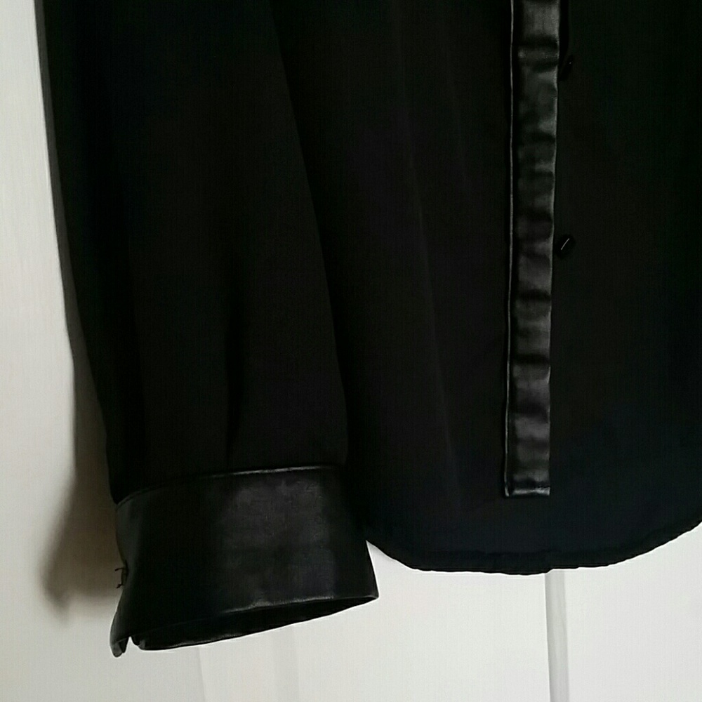 Black Button up - Picture 2 of 4